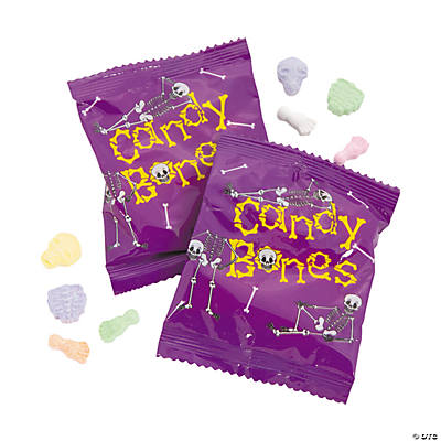 Halloween Tart Candy Bones - 19 Packs